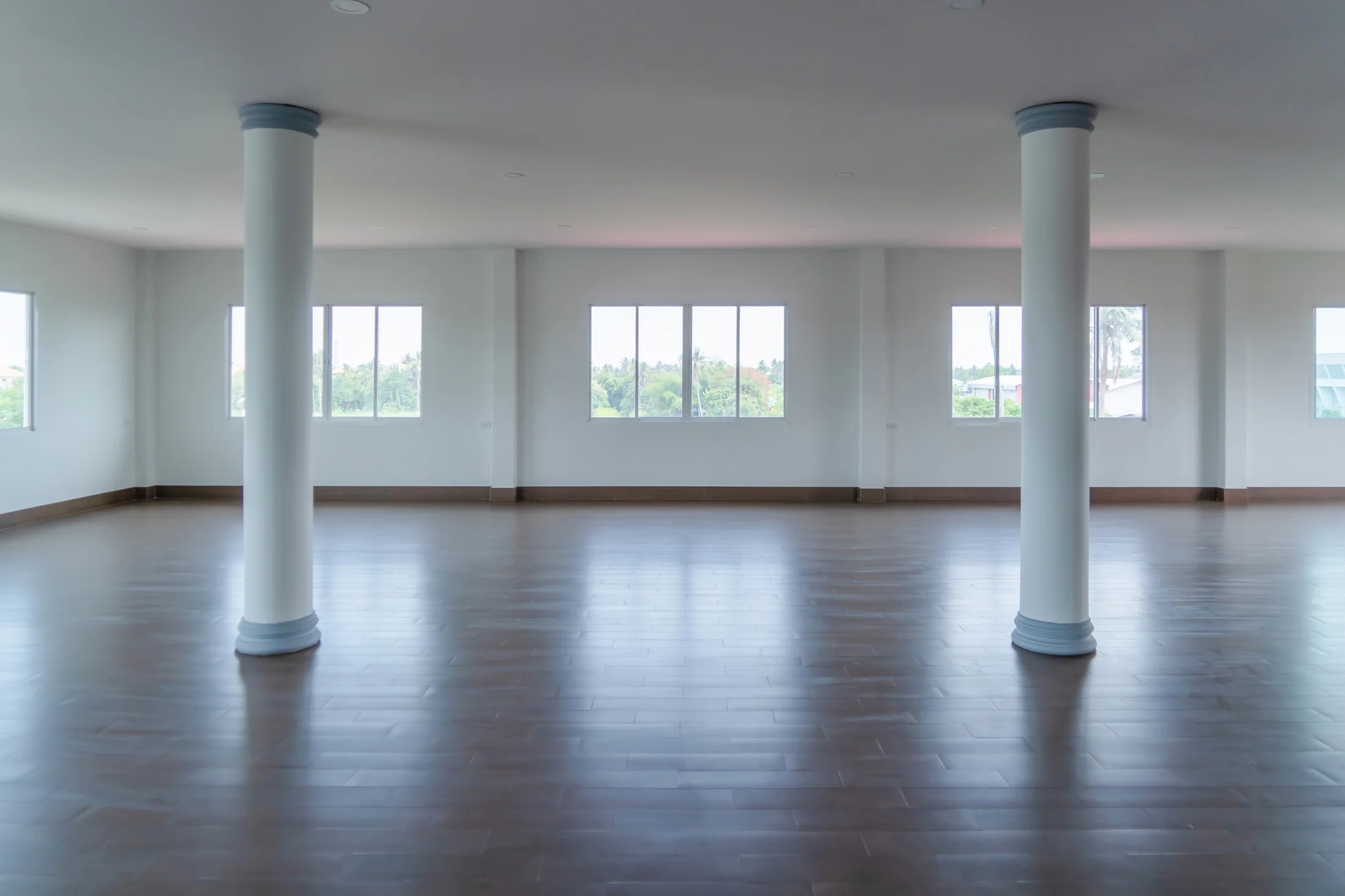 Large commercial interior