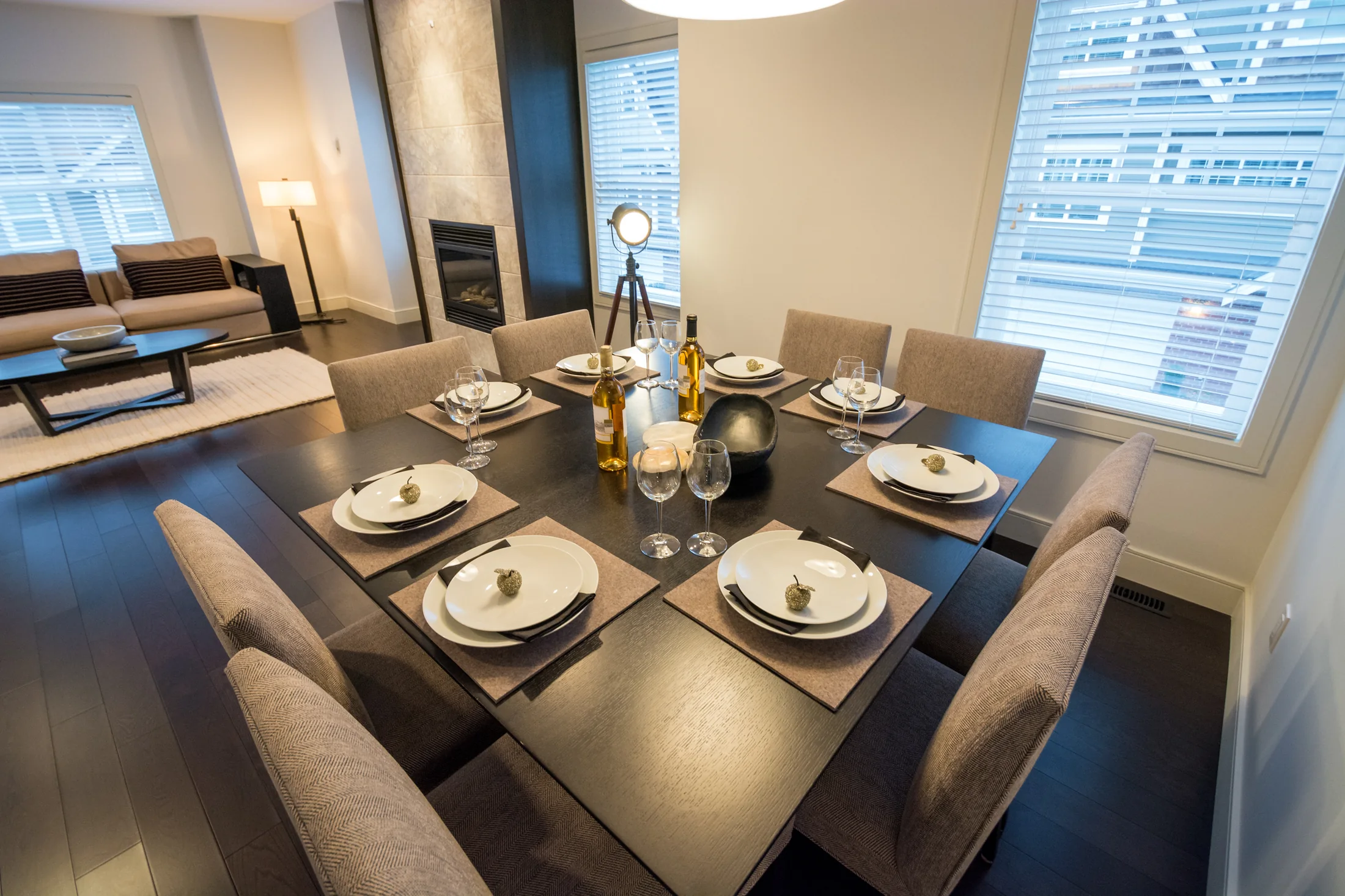Architectural dining-room photography